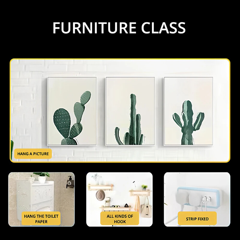 1M/3M/5M nanojuosta be trasų dvipusė permatoma daugkartinio naudojimo vandeniui atspari karščiui klijai, valomi 10 mm pločio automobilio įrankiai