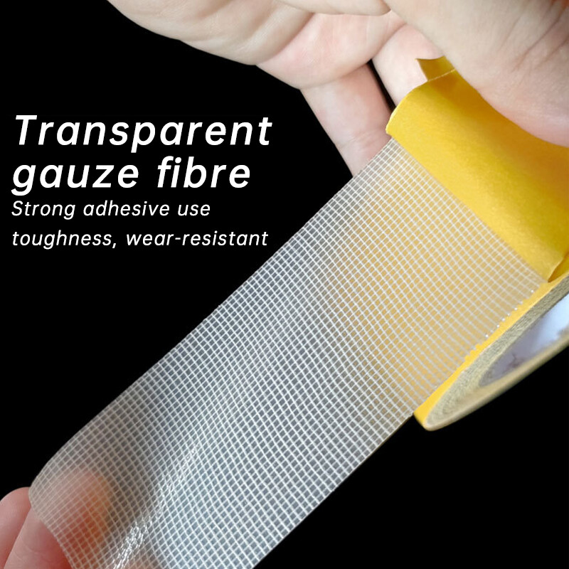 5M ülitugev kahepoolne teip Eriti tugev kleepuv libisemiskindel teip Veekindel teip läbipaistev võrguteip köögi-vannitoa jaoks