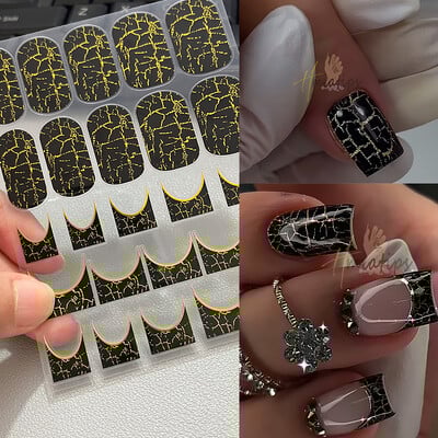 1 τμχ Sexy Leopard Nail Art Αυτοκόλλητα Αυτοκόλλητα Αυτοκόλλητα Αυτοκόλλητα Αξεσουάρ νυχιών μόδας για ζώα Αυτοκόλλητα νυχιών Decal