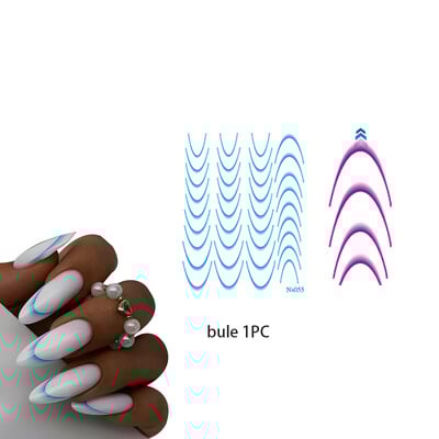 1 τμχ Sexy Leopard Nail Art Αυτοκόλλητα Αυτοκόλλητα Αυτοκόλλητα Αυτοκόλλητα Αξεσουάρ νυχιών μόδας για ζώα Αυτοκόλλητα νυχιών Decal