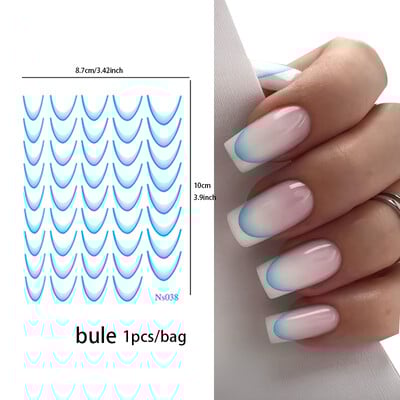 1 τμχ Sexy Leopard Nail Art Αυτοκόλλητα Αυτοκόλλητα Αυτοκόλλητα Αυτοκόλλητα Αξεσουάρ νυχιών μόδας για ζώα Αυτοκόλλητα νυχιών Decal