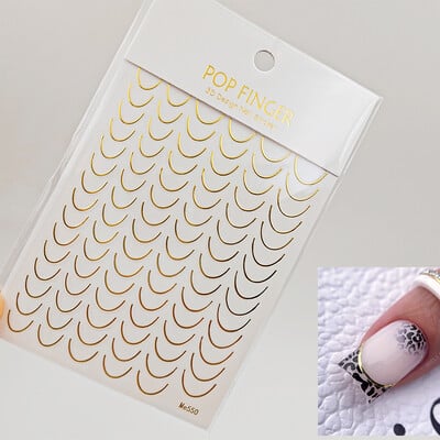 1 τμχ Sexy Leopard Nail Art Αυτοκόλλητα Αυτοκόλλητα Αυτοκόλλητα Αυτοκόλλητα Αξεσουάρ νυχιών μόδας για ζώα Αυτοκόλλητα νυχιών Decal