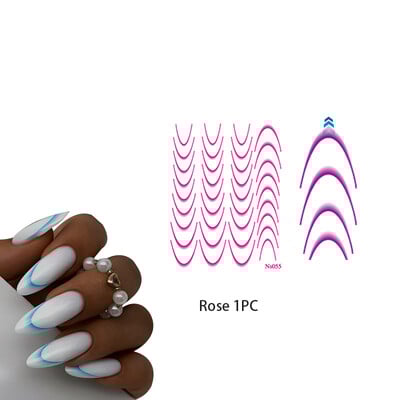 1 τμχ Sexy Leopard Nail Art Αυτοκόλλητα Αυτοκόλλητα Αυτοκόλλητα Αυτοκόλλητα Αξεσουάρ νυχιών μόδας για ζώα Αυτοκόλλητα νυχιών Decal