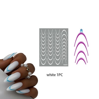 1 τμχ Sexy Leopard Nail Art Αυτοκόλλητα Αυτοκόλλητα Αυτοκόλλητα Αυτοκόλλητα Αξεσουάρ νυχιών μόδας για ζώα Αυτοκόλλητα νυχιών Decal