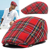 Mados medvilninės grotelės dryžuotos beretės kepuraitės vyriškos ančiuko kepuraitės žieminės rudeninės šiltos kepuraitės retro vintažinės vyriškos Boinas Gatsby kepurės