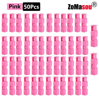 50/1 τεμ. επαναχρησιμοποιήσιμα κλιπ σφράγισης τροφίμων Κλιπ τσάντας αποθήκευσης ψωμιού για τσάντες περιτυλίγματος σνακ Σφιγκτήρας ελατηρίου Οργάνωση κουζίνας Σφιγκτήρας σφράγισης