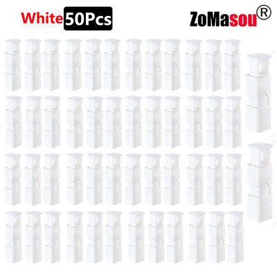 50/1 τεμ. επαναχρησιμοποιήσιμα κλιπ σφράγισης τροφίμων Κλιπ τσάντας αποθήκευσης ψωμιού για τσάντες περιτυλίγματος σνακ Σφιγκτήρας ελατηρίου Οργάνωση κουζίνας Σφιγκτήρας σφράγισης