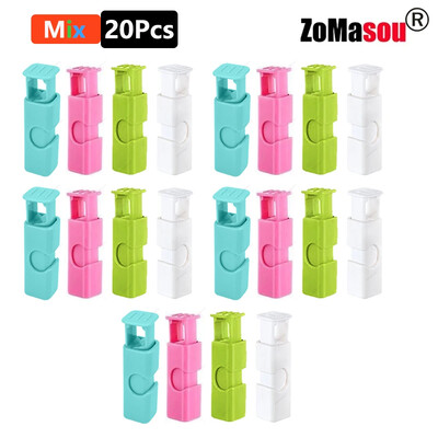 50/1 τεμ. επαναχρησιμοποιήσιμα κλιπ σφράγισης τροφίμων Κλιπ τσάντας αποθήκευσης ψωμιού για τσάντες περιτυλίγματος σνακ Σφιγκτήρας ελατηρίου Οργάνωση κουζίνας Σφιγκτήρας σφράγισης