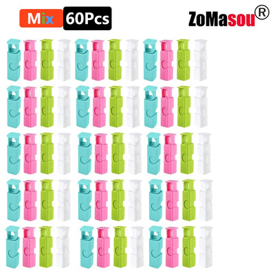 50/1 τεμ. επαναχρησιμοποιήσιμα κλιπ σφράγισης τροφίμων Κλιπ τσάντας αποθήκευσης ψωμιού για τσάντες περιτυλίγματος σνακ Σφιγκτήρας ελατηρίου Οργάνωση κουζίνας Σφιγκτήρας σφράγισης