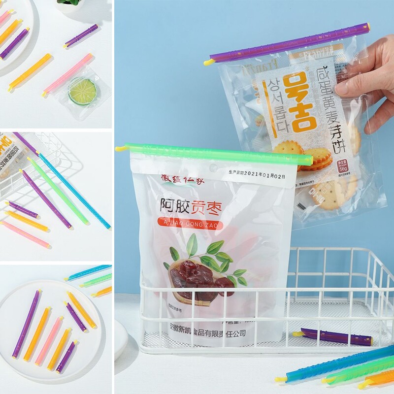 5 ΤΕΜ οικιακής χρήσης καλής ποιότητας πλαστικό εργαλείο ψύξης σπιτιού Φρέσκια κλειδαριά Κλιπ στεγανοποίησης Magic Sealer Stick