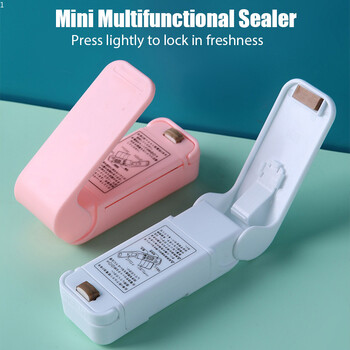 Portable Mini Sealing Machine Package Sealer Bags Θερμική πλαστική πλαστική σακούλα τροφίμων Κλείσιμο Φορητό Sealer Συσκευασία τροφίμων Θερμοκολλητικό