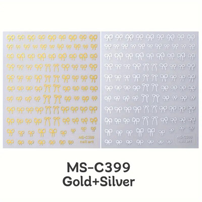 1/2db fekete fehér rózsaszín mini masni design köröm matrica öntapadó csipke szalagok masni pillangó matricák körömdíszítés