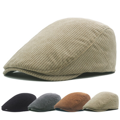 Beret Corduroy Ivy sapka Apa sapka Advance Cap Newsboy kalap festő sapka Vintage állítható őszi és téli klasszikus alkalmi