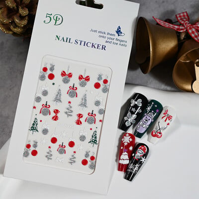 1kom 5D Kawaii naljepnica za nokte Šareno cvjetno slovo Nail Art Slider Crtani manikurni samoljepljivi ukrasi za nokte za djevojčice