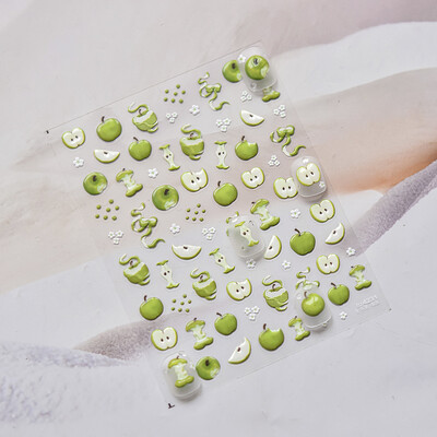 3D Fashion Jelly Flash Quadripetal Flower Butterfly Nail Art Naljepnice Dizajni za manikuru Visokokvalitetna samoljepljiva naljepnica T-4204