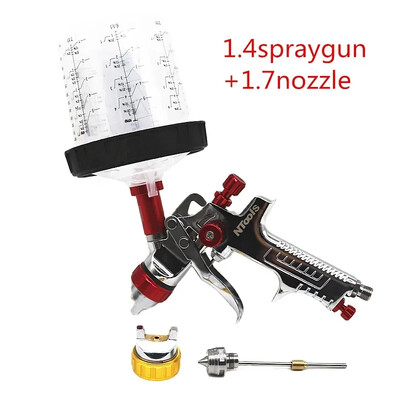 2024 New Style 1,3/1,4/1,7mm otsik Professionaalne pihustuspüstoli värvipihusti Air Mini pihustuspüstol autode värvimiseks Aerograafi tööriist