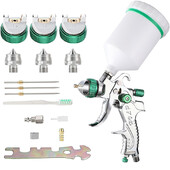 Profesionalus HVLP dažų purškimo pistoleto rinkinys 1,4/1,7/2,0 mm purkštukų gravitacijos pneumatiniai oro dažai Spay Guns automobilių dažymo įrankiai