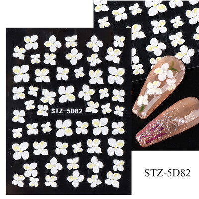 Λαμπερά αυτοκόλλητα νυχιών ουράς γοργόνας Ολογραφικό αστέρι 5D αυτοκόλλητα με θαλάσσια ζώα Μέδουσες νυχιών Sliders Scrub Καλοκαιρινό σχέδιο