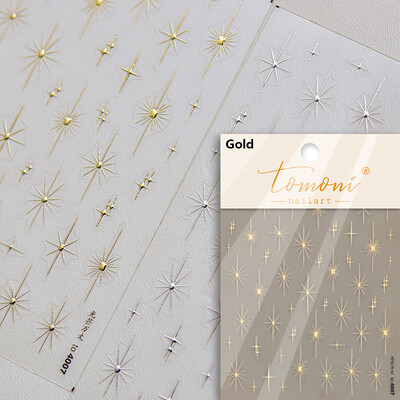 Auriu, argintiu, stea cu laser, roz, sclipici colorat, strălucire, strălucire, strasuri, decorațiuni pentru unghii, autocolante, decalcomanii pentru manichiură