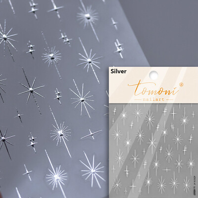 Auriu, argintiu, stea cu laser, roz, sclipici colorat, strălucire, strălucire, strasuri, decorațiuni pentru unghii, autocolante, decalcomanii pentru manichiură