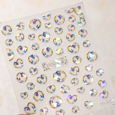 Καλοκαιρινή παραλία Dreamy Water Bubble Γοργόνα Κοχύλι Αστερίας Μέδουσες Αστερίες Μαλακό ανάγλυφο Διακόσμηση Νυχιών Αυτοκόλλητα Μανικιούρ Αυτοκόλλητα