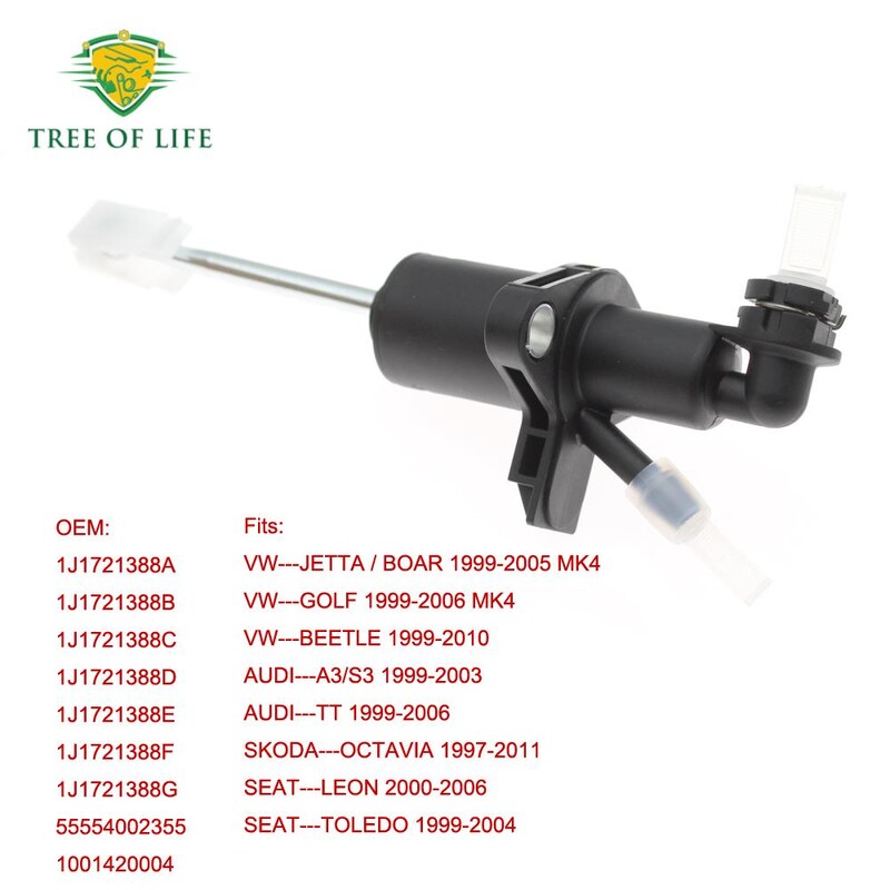 Νέος κύριος κύλινδρος συμπλέκτη 1J1721388A για VW Jetta Audi TT Beetle Golf Beetle Leon Toledo SKODA Bora 1J1-721-388A