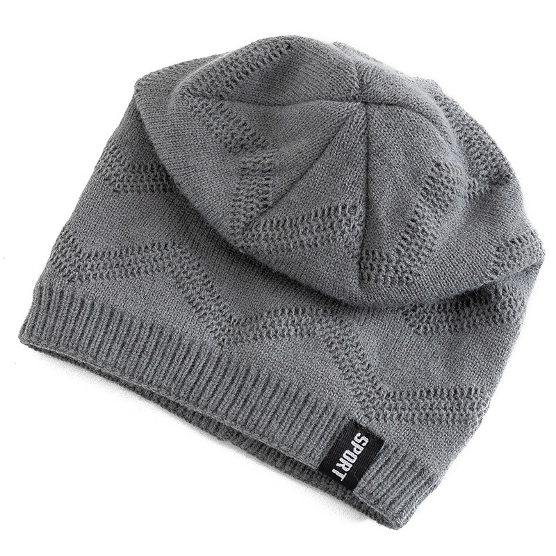 Pălării noi de iarnă unisex slăbite Adaugă căptușite cu blană pentru bărbați și femei. Căciuliță caldă cu etichetă, decor casual, pălării tricotate de iarnă