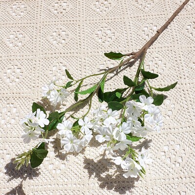 Όμορφο τεχνητό λουλούδι Διακόσμηση γαμήλιου πάρτι λευκή indie διακόσμηση σπιτιού Γιρλάντα floral