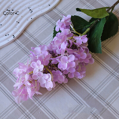 Imituotos gėlės, gražios alyvinės, hortenzijos, dirbtinės gėlės, namų viešbučių vestuvių dekoracijos, gėlių kompozicijos