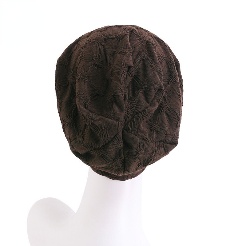 Φθινοπωρινά & Πρώιμα Χειμώνα Cotton Beanie Ruffled Skullies & Beanies