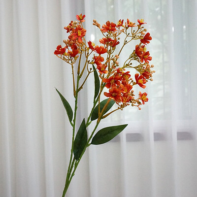 Garš zars Ziedu kompozīcijas viltoti augi flores mākslīgie dzīvokļi dekorē indie istabu dekori