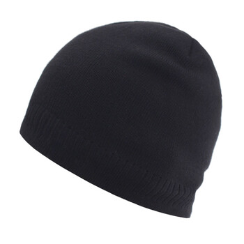 Skullies Beanies Мъжка плетена шапка Зимни шапки за жени Шапки Мъжка зимна шапка Gorro Warm Thick Fur Bonnet Homme Skull Hat Cap