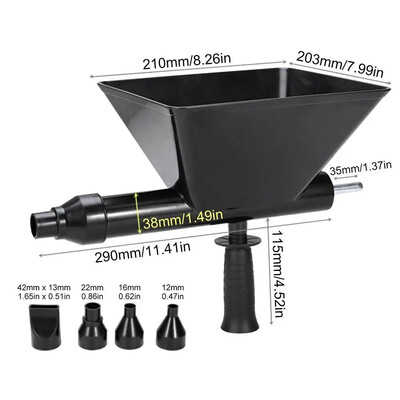 Elektrinė cemento glaistymo mašina Rankiniai cemento skiedinio sandarinimo pistoletai Automatiniai skiedinio skiedinio užpildymo pistoletai su antgaliu