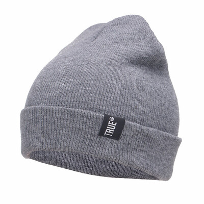 Letter True Ležerne kape u 10 boja za muškarce Ženske modne pletene zimske kape Jednobojne hip-hop Skullies šešir Šešir Unisex kapa
