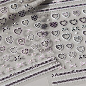 1 τμχ Αυτοκόλλητα 5D Relief Kawaii Lace Nail Art Sweet Cool Διακοσμητικά νυχιών με δικτυωτό ιαπωνικό αυτοκόλλητα αυτοκόλλητα αξεσουάρ DIY