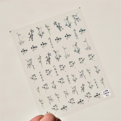 1 τμχ Αυτοκόλλητα 5D Relief Kawaii Lace Nail Art Sweet Cool Διακοσμητικά νυχιών με δικτυωτό ιαπωνικό αυτοκόλλητα αυτοκόλλητα αξεσουάρ DIY