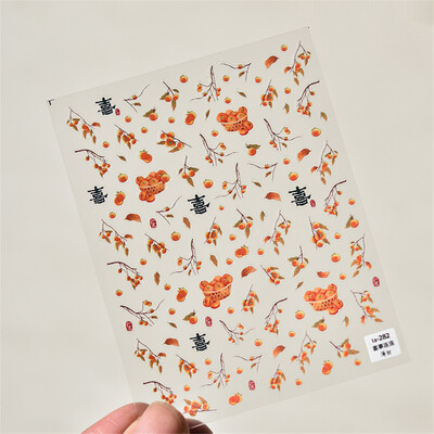 1 τμχ Αυτοκόλλητα 5D Relief Kawaii Lace Nail Art Sweet Cool Διακοσμητικά νυχιών με δικτυωτό ιαπωνικό αυτοκόλλητα αυτοκόλλητα αξεσουάρ DIY