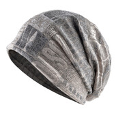Ocazional Skullies Beanie Femei Tricotate Litere Cu Motiv de Flori Pălării Bărbați Eșarfă Beanie Multifunction Outdoor Bonnet Cap Turban Ciclism