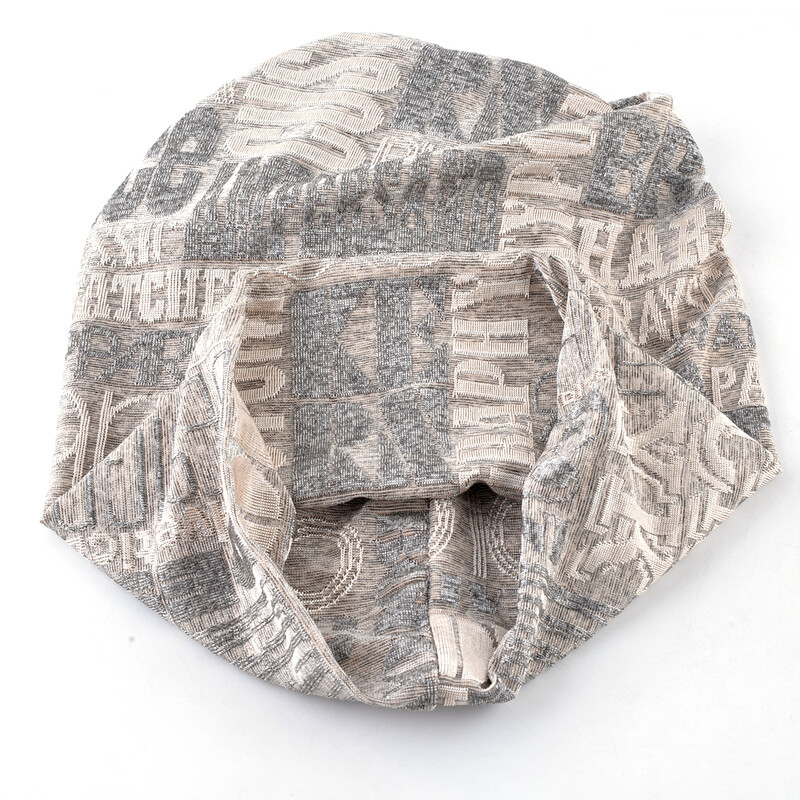 Ocazional Skullies Beanie Femei Tricotate Litere Cu Motiv de Flori Pălării Bărbați Eșarfă Beanie Multifunction Outdoor Bonnet Cap Turban Ciclism