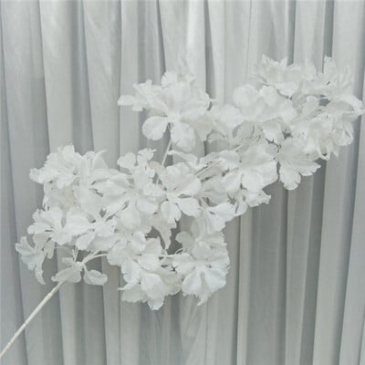 90cm Μεταξωτό Ορτανσία Λευκό κλαδί Drifting Snow Gypsophila Τεχνητά λουλούδια άνθη κερασιάς Αψίδα γάμου Διακοσμήστε ψεύτικο λουλούδι