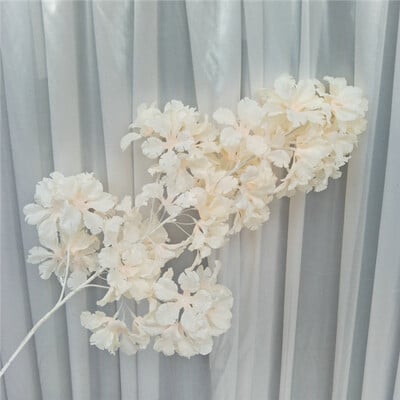 90cm Μεταξωτό Ορτανσία Λευκό κλαδί Drifting Snow Gypsophila Τεχνητά λουλούδια άνθη κερασιάς Αψίδα γάμου Διακοσμήστε ψεύτικο λουλούδι