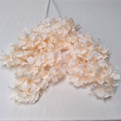 90cm Μεταξωτό Ορτανσία Λευκό κλαδί Drifting Snow Gypsophila Τεχνητά λουλούδια άνθη κερασιάς Αψίδα γάμου Διακοσμήστε ψεύτικο λουλούδι