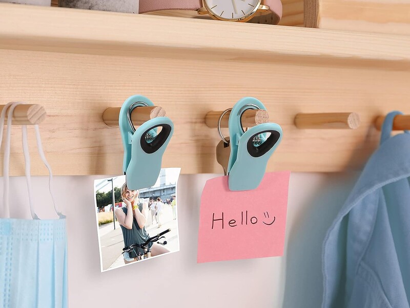 6 vnt. maišelių spaustukai su magnetu – maisto spaustukai, drožlių spaustukai, maišelių spaustukai maistui laikyti su sandaria rankena, užkandžių maišeliai ir maisto maišelis