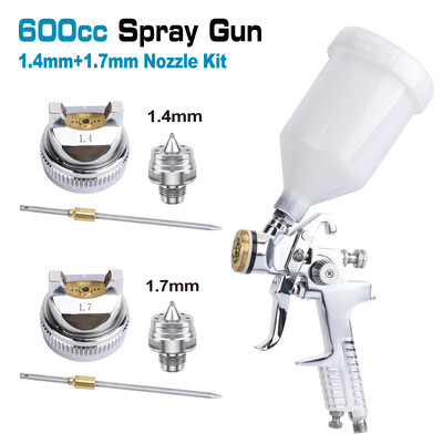 RONGPENG dažų purškimo pistoletas. 1,4, 1,7, 2,0 mm purkštukai Profesionalus HVLP su didelio purškimo dažymu automobilių dažymo įrankiui