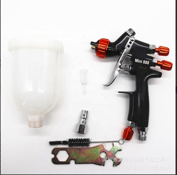 Pištolj za raspršivanje sa čašicom za miješanje 400CC Pištolj za raspršivanje zraka sa čašicom za miješanje boje i adapterom Mini pištolj za raspršivanje Pištolj za raspršivanje boje 1,2 mm mlaznica