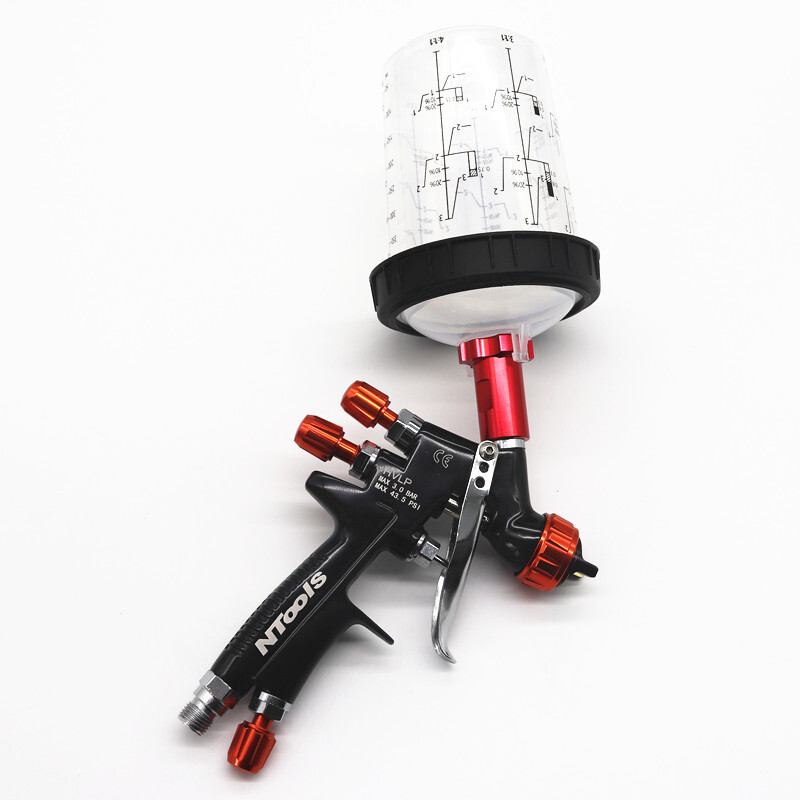 Pištolj za raspršivanje sa čašicom za miješanje 400CC Pištolj za raspršivanje zraka sa čašicom za miješanje boje i adapterom Mini pištolj za raspršivanje Pištolj za raspršivanje boje 1,2 mm mlaznica