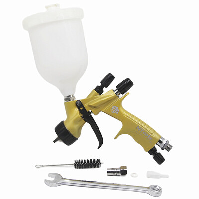 Pistol de pulverizare pentru vopsea HVLP cu duză de 1,3 mm Pistole de pulverizare pentru vopsea cu aer Aerograf pentru vopsirea aerografului auto, pistol de pulverizare pentru reparații, unelte cu aer