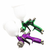 LVLP pištolj za prskanje boje Pištolj za raspršivanje boje 1,3 mm s mlaznicom za raspršivanje laka od 1,5 mm / Pištolj za raspršivanje zraka / Alati za zrak / Veličina dvije mlaznice