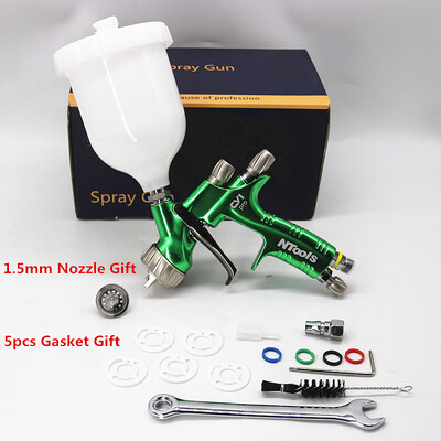 LVLP pištolj za prskanje boje Pištolj za raspršivanje boje 1,3 mm s mlaznicom za raspršivanje laka od 1,5 mm / Pištolj za raspršivanje zraka / Alati za zrak / Veličina dvije mlaznice