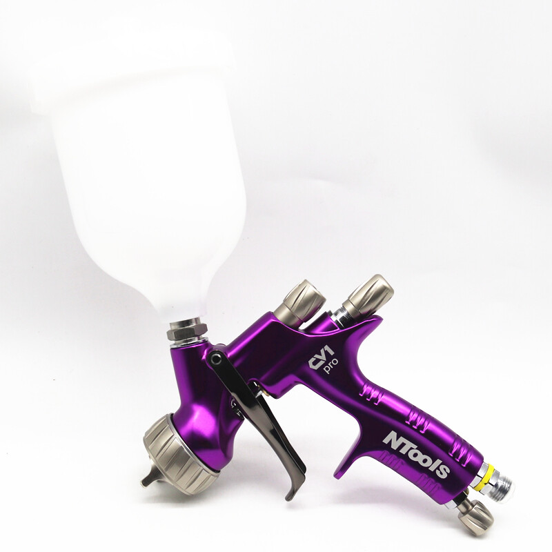 LVLP pištolj za prskanje boje Pištolj za raspršivanje boje 1,3 mm s mlaznicom za raspršivanje laka od 1,5 mm / Pištolj za raspršivanje zraka / Alati za zrak / Veličina dvije mlaznice